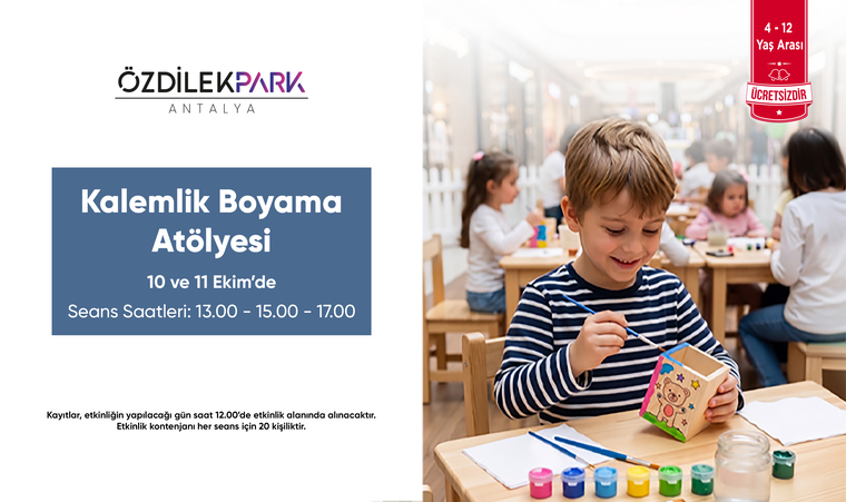 KALEMLİK BOYAMA ATÖLYESİ!