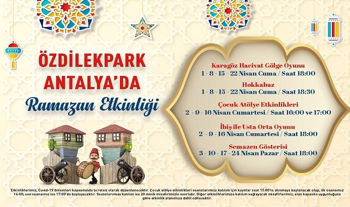 RAMAZAN ETKİNLİĞİ ÖZDİLEKPARK ANTALYA'DA!