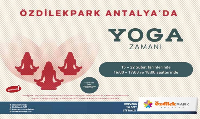 YOGA ETKİNLİĞİ ÖZDİLEKPARK ANTALYA'DA