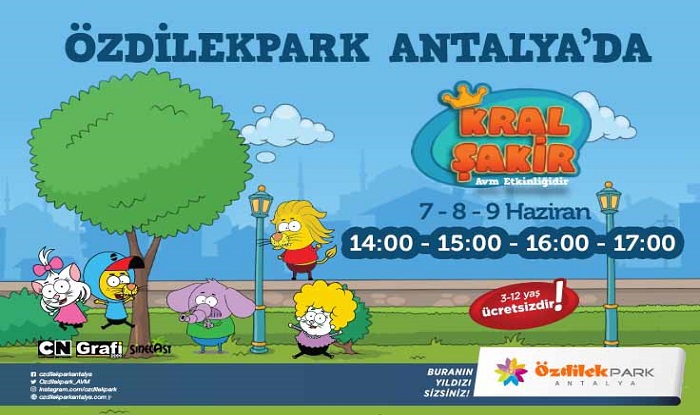 KRAL ŞAKİR ÖZDİLEKPARK ANTALYA' DA