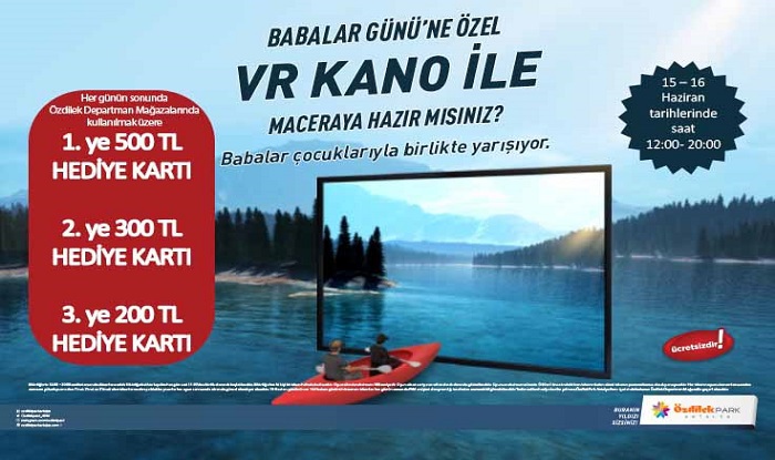 VR KANO' DA ÇOCUKLAR BABALARIYLA YARIŞIYOR