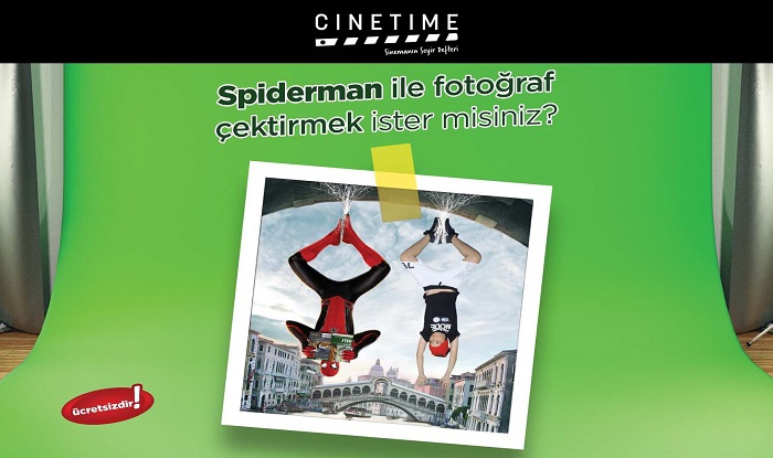 SPİDERMAN İLE FOTOĞRAF ÇEKTİRMEK İSTER MİSİNİZ ?