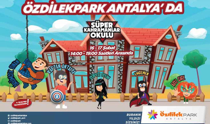 SÜPER KAHRAMANLAR ÖZDİLEKPARK ANTALYA'DA