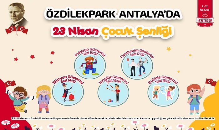 23 NİSAN ÇOCUK ŞENLİĞİ'NDE ÇOCUKLARLA EĞLENDİK!