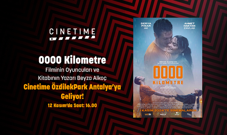 0000 KİLOMETRE FİLMİNİN OYUNCULARI ÖZDİLEKPARK ANTALYA'DA!