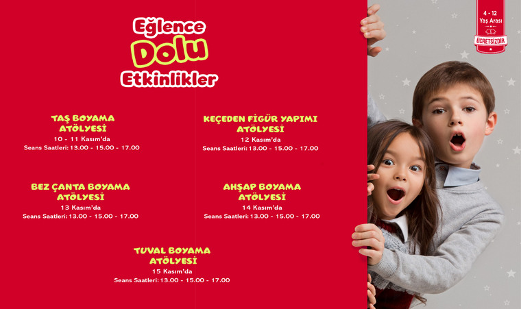 EĞLENCE DOLU ETKİNLİKLER!