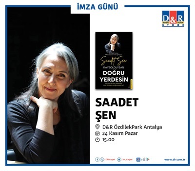 SAADET ŞEN İMZA GÜNÜ ÖZDİLEKPARK ANTALYA'DA!