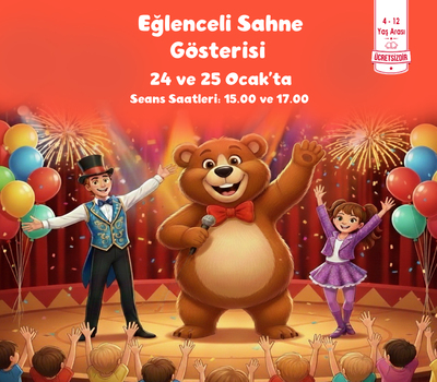 EĞLENCELİ SAHNE GÖSTERİSİ!