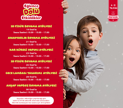 EĞLENCE DOLU ETKİNLİKLER!