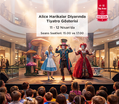 ALİCE HARİKALAR DİYARINDA TİYATRO GÖSTERİSİ!